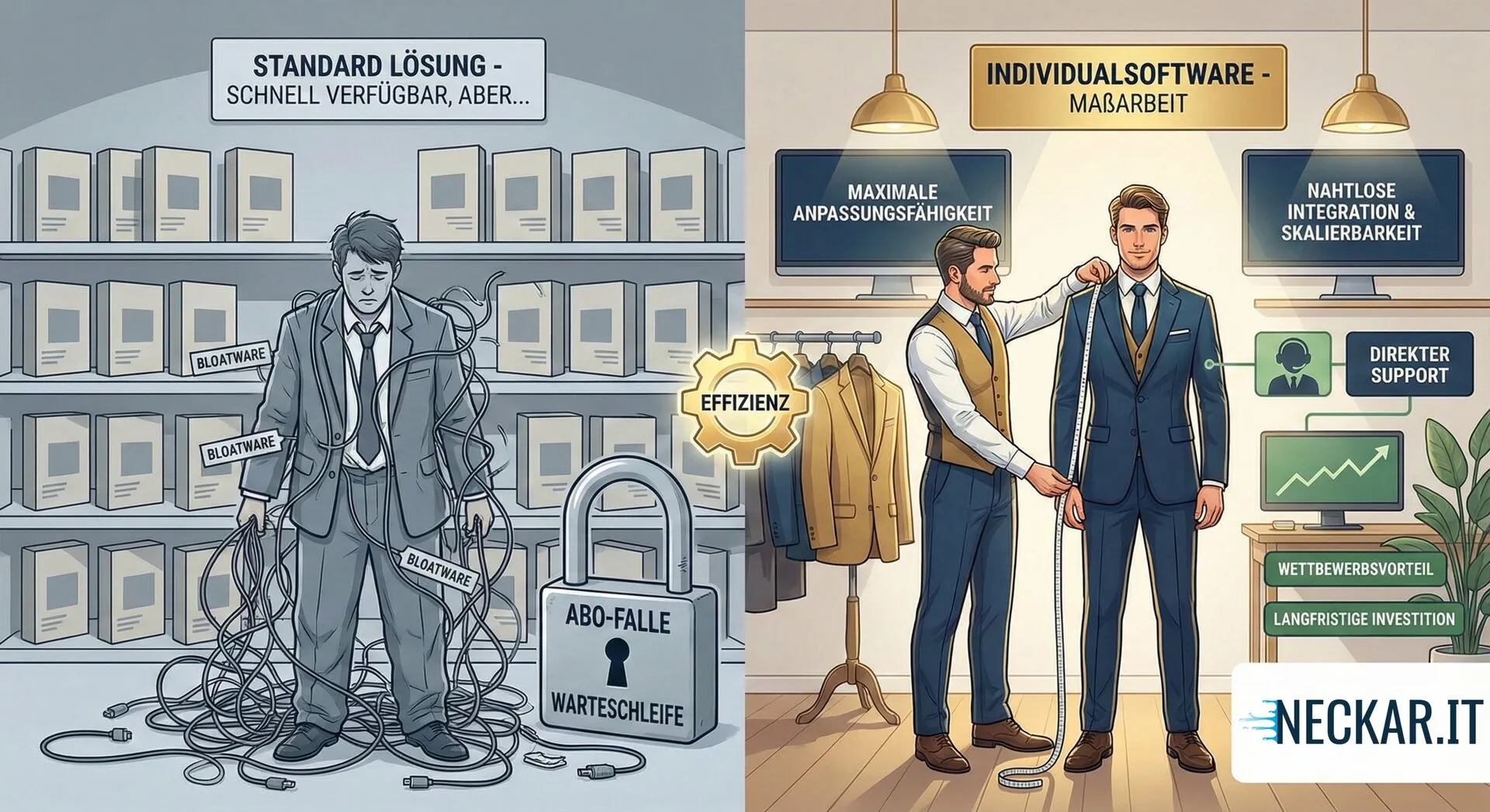 Vorteile Standard Lösung vs Individualsoftware
