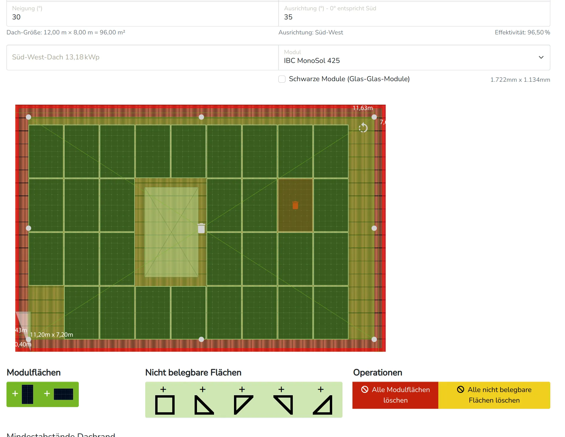 PV-Planner Anwendung — Ansicht 2