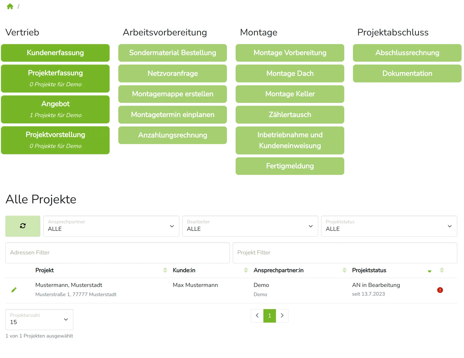 PV-Planner Anwendung — Ansicht 3