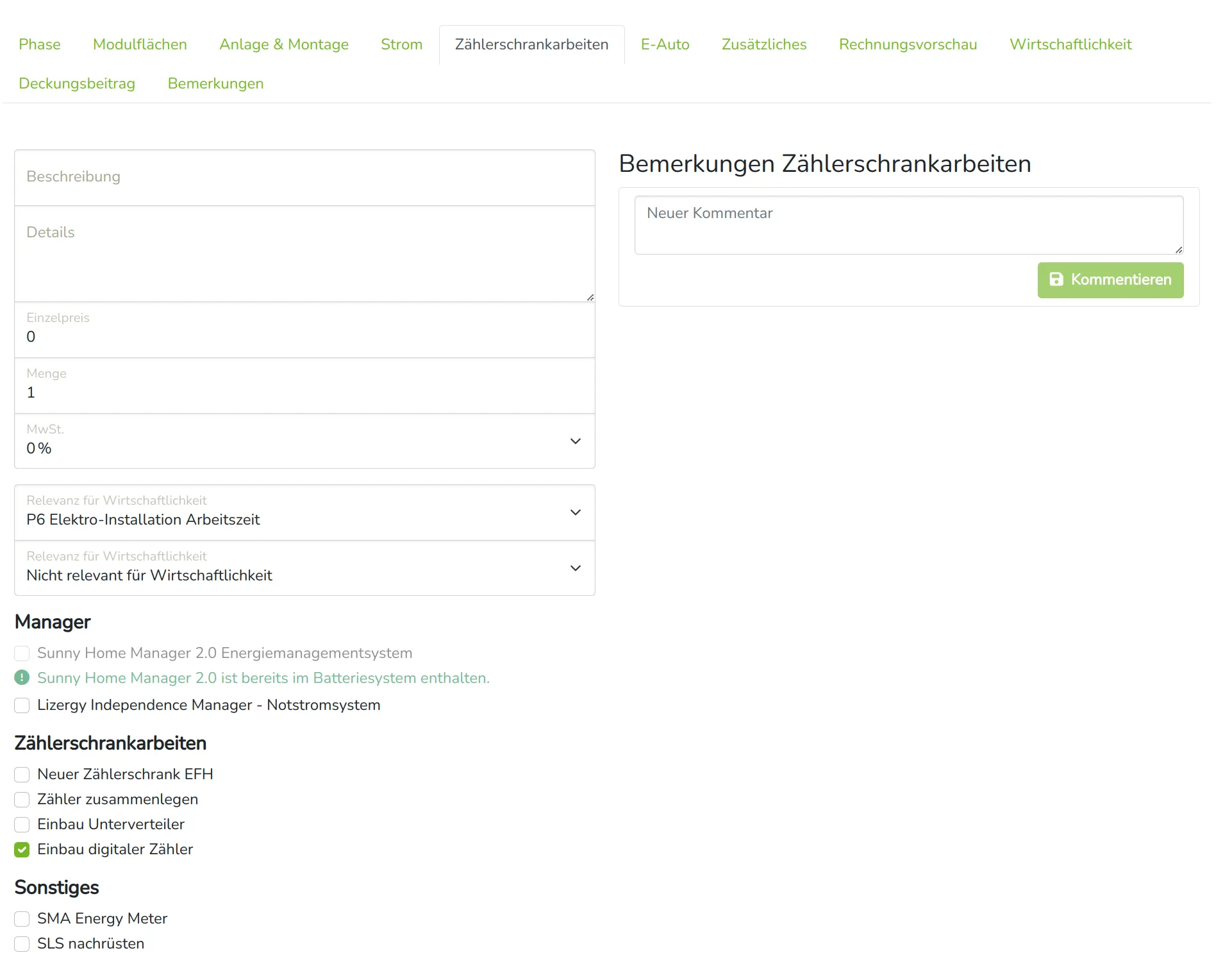 PV-Planner Anwendung — Ansicht 8