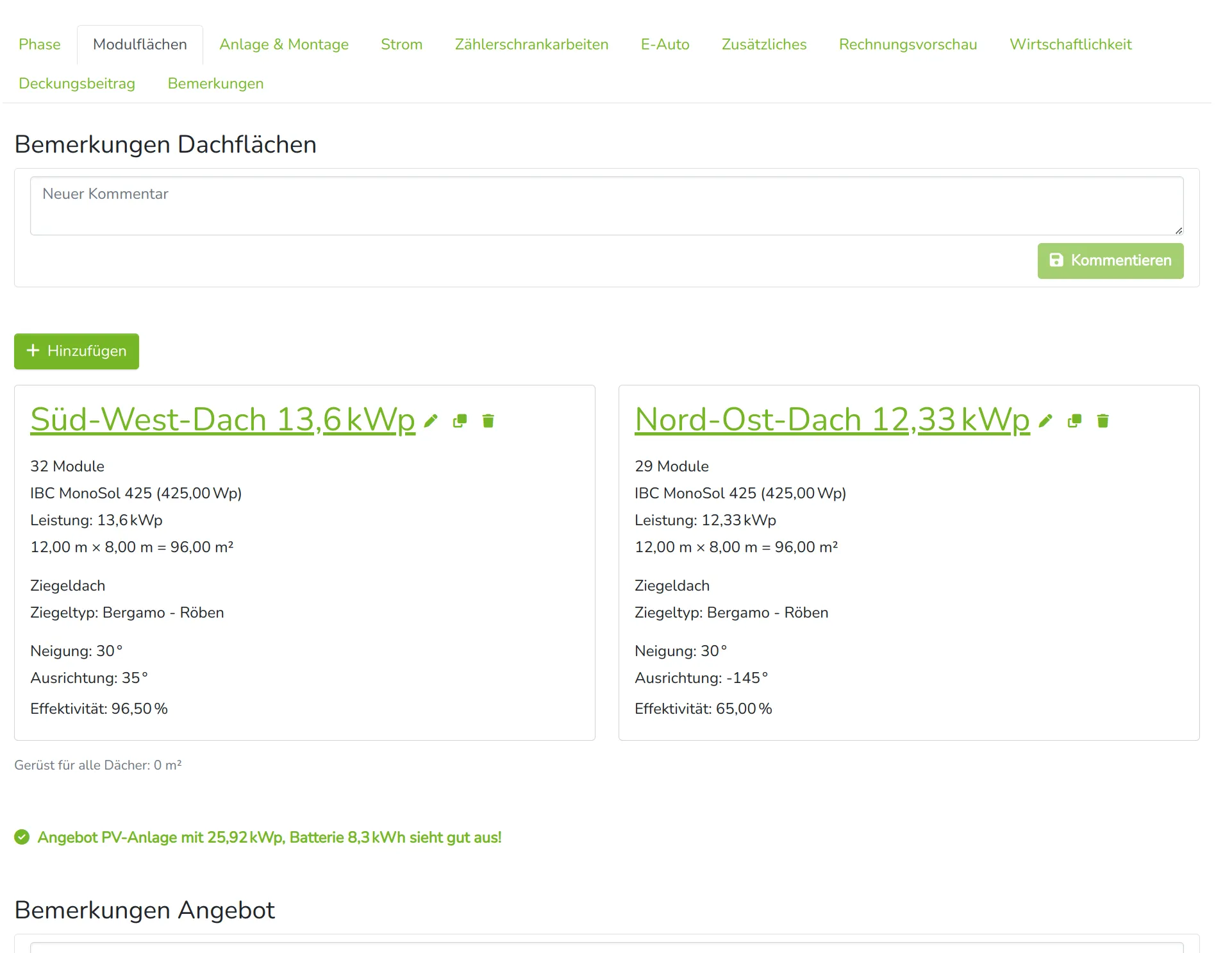 PV-Planner Anwendung — Ansicht 9