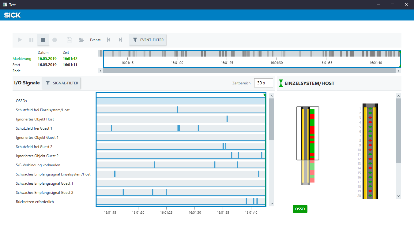 DeTec Anwendung Screenshot 1