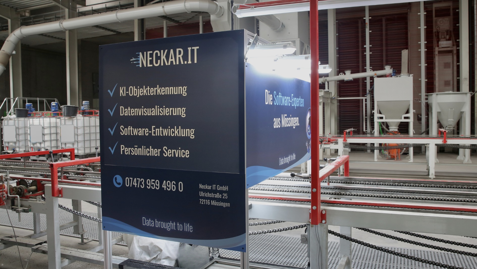 Lichtschutz Platten am KI-Objekterkennung System