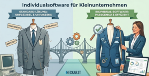 Nicht nur für Konzerne: Auch kleine Unternehmen profitieren von maßgeschneiderten Tools.
