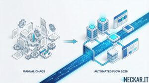 Vergleich von manuellen Abläufen und automatisierter Datenverarbeitung für Geschäftsprozesse im Mittelstand 2026